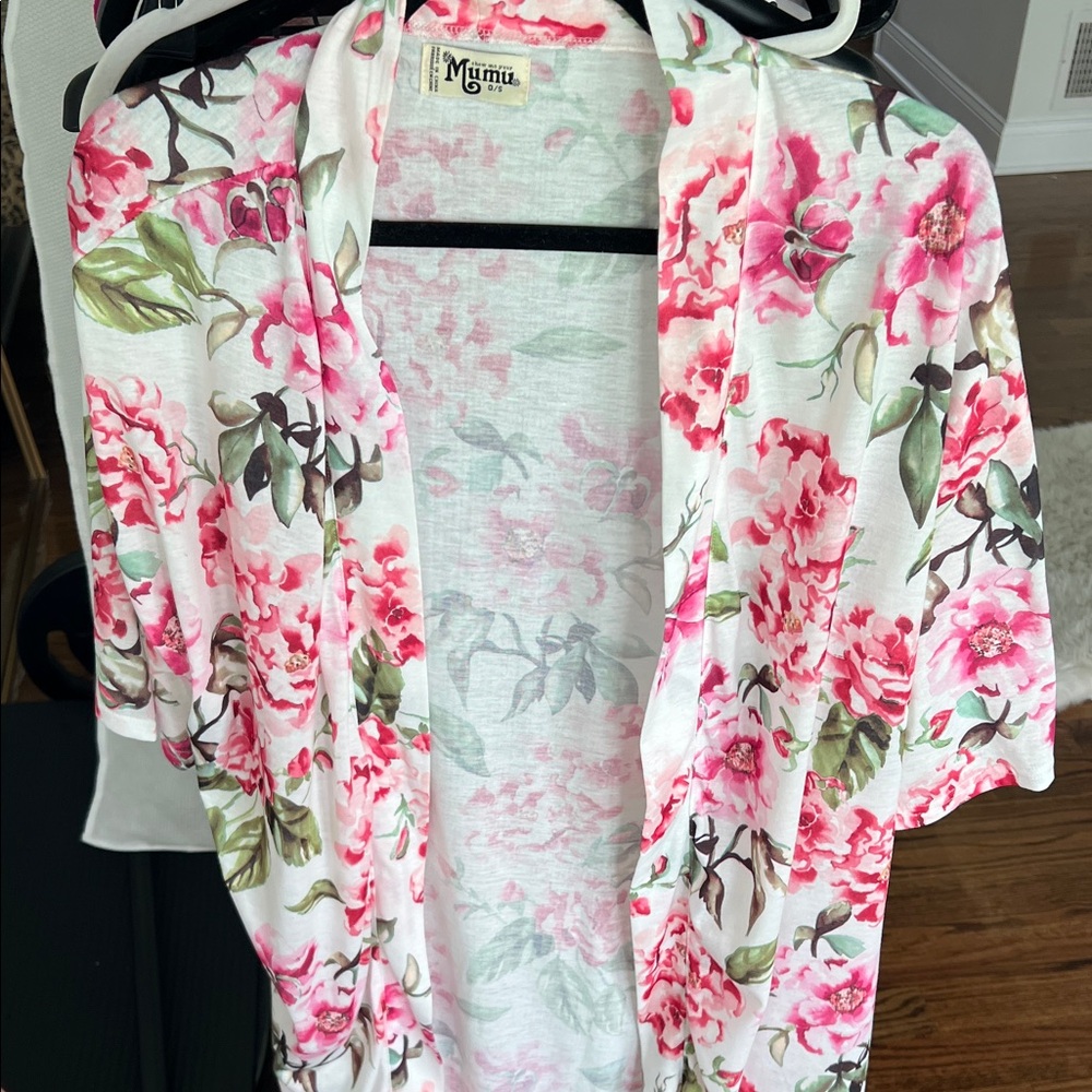 Floral Kimono Cardigan or Robe